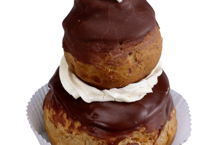 Una religielise es un pastelillo de crema grande cubierto con uno más pequeño.