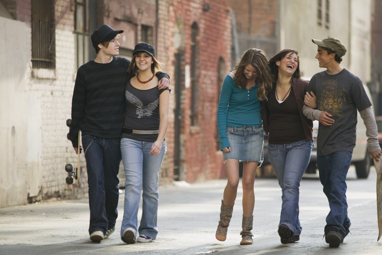 La moda adolescente es mucho más informal que el estilo del adulto.