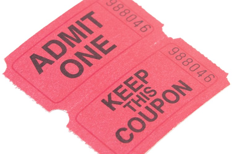 Diseña tus propios boletos personalizados con talones removibles para registrar las ventas y hacer rifas.