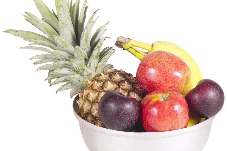 La fruta tiene alto contenido de fibra y agua.