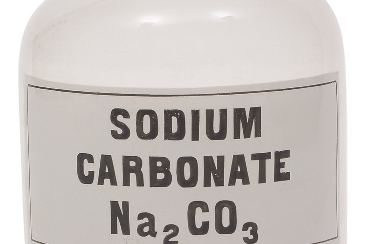 El carbonato de sodio, o ceniza de soda, eleva los niveles de pH.