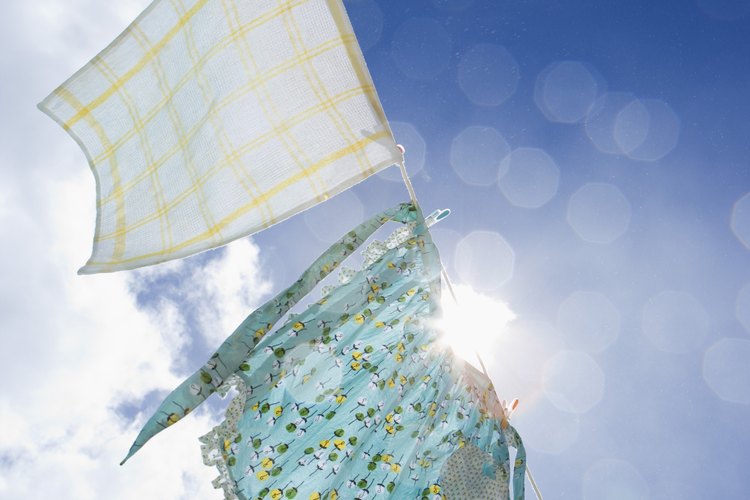 Cómo quitar las manchas de sol de la ropa.