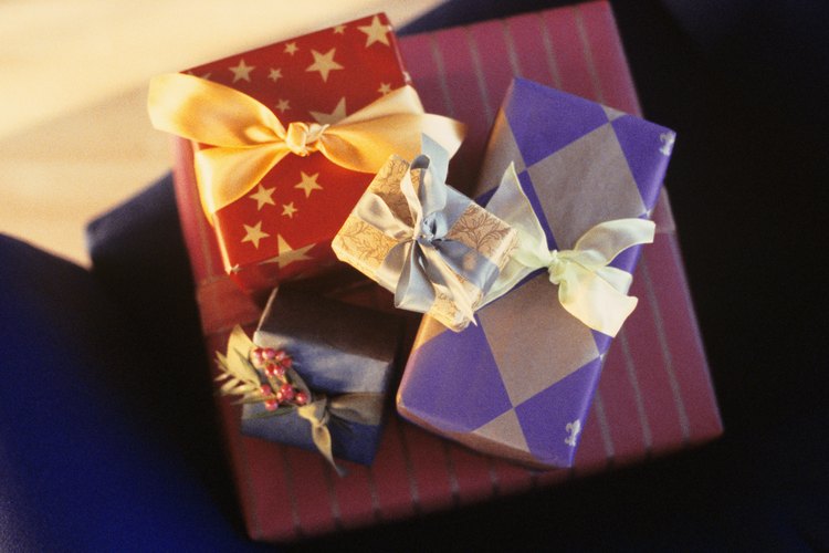Mesa de regalos.