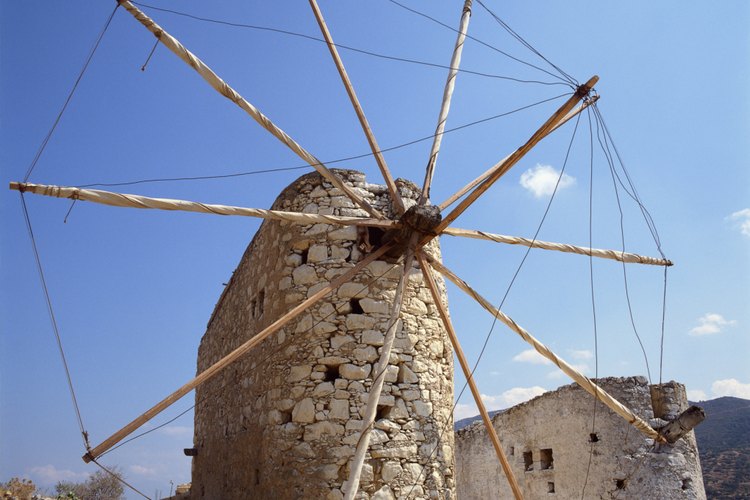 Imagen familiar de un molino de viento.