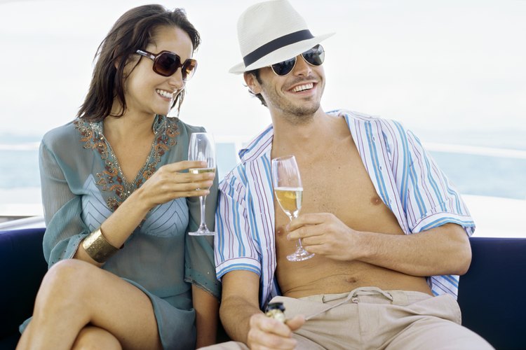 Pareja en un crucero.