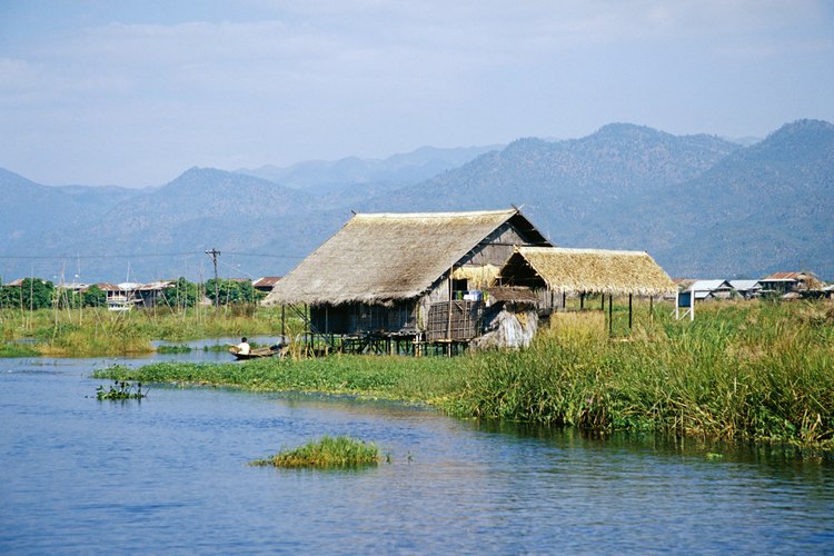 Puedes llegar a Inle Lake a pie, en un viaje de dos días partiendo de Kalaw.