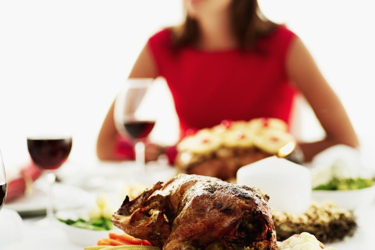 Pavo al vino tinto.