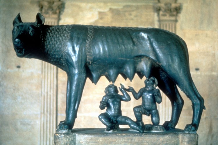 La historia de Rómulo y Remo explica la fundación del Imperio Romano.