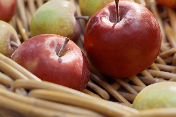 Las manzanas con una larga vida de estante son generalmente una buena opción para hacer salsa.
