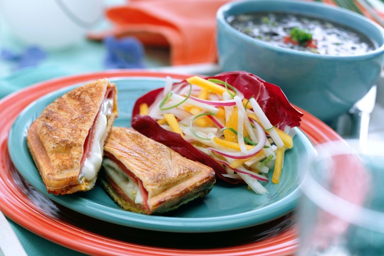 Sándwich panini.