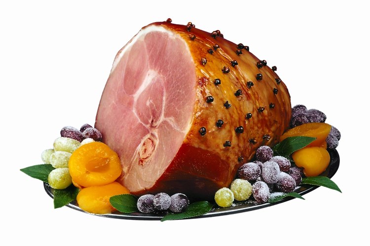 El jamón puede tornarse acuoso cuando se congela.