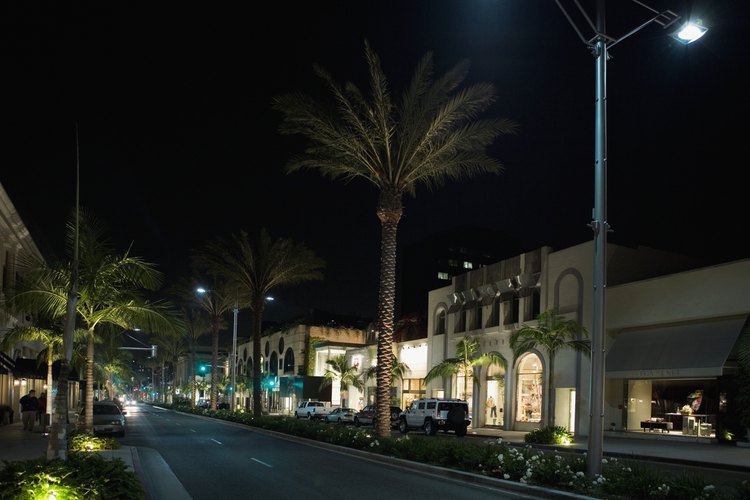 Los Ángeles por la noche.