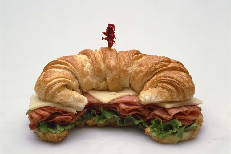 Croissant de jamón.