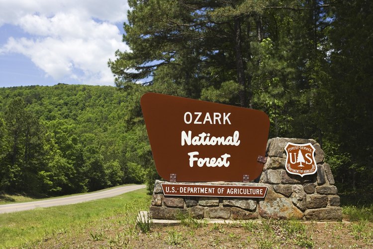 Las tierras del parque nacional cubren gran parte de las Ozarks.