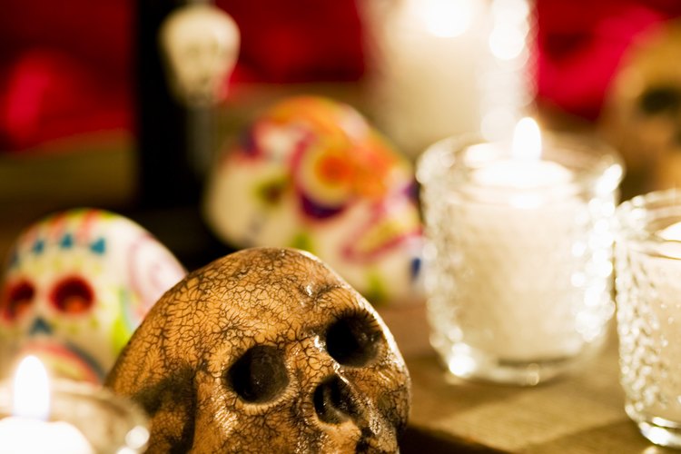 El día de muertos se celebra cada noviembre en México.