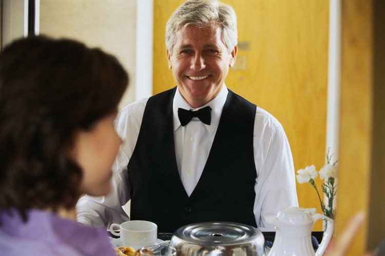 ¿Qué es un mesero en un restaurante?