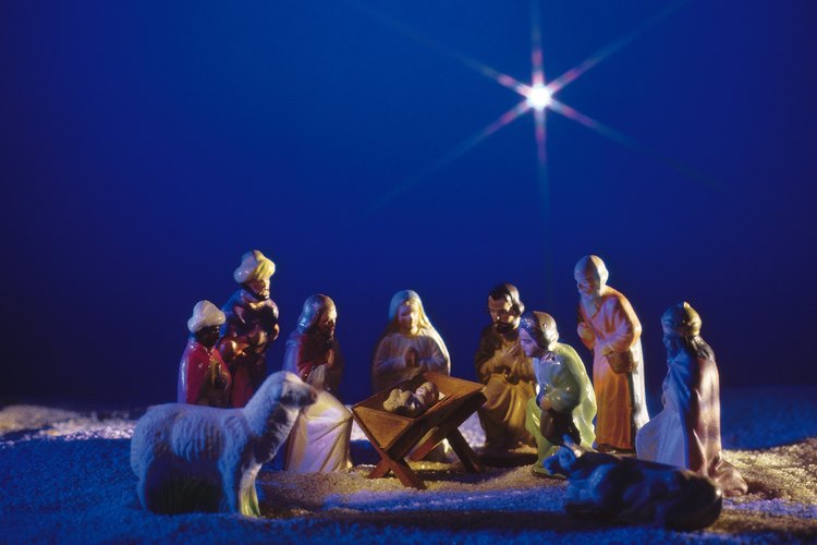 Se dice que los Reyes Magos encontraron a Jesús al seguir una estrella.