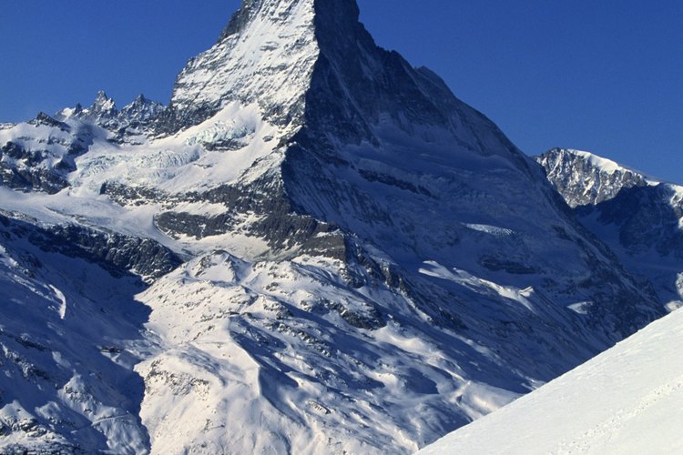 Matterhorn domina Zermatt, Switzerland.