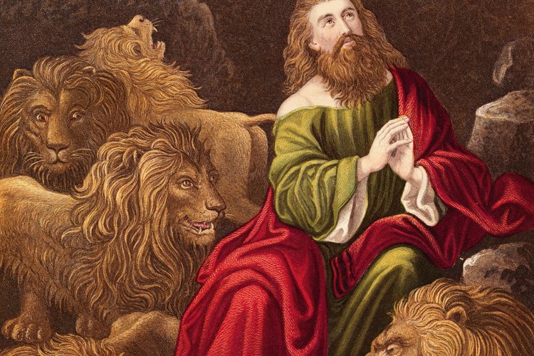 Mediante la oración a Dios y no a los hombres, Daniel se mantuvo seguro de los leones.
