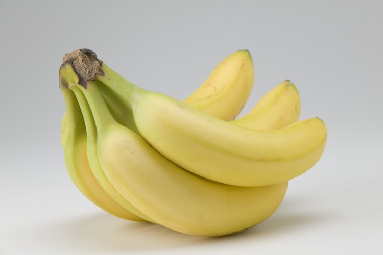 Los plátanos son una excelente fuente de fibra dietética.