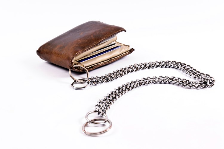 Billetera con cadena.