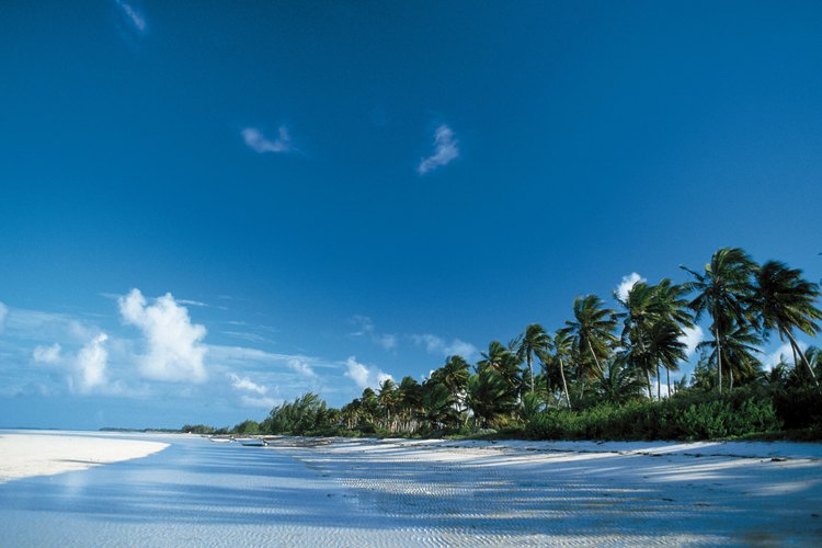 Playa en las Bahamas.