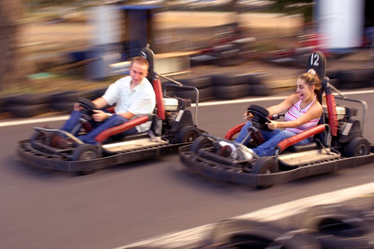 Los niños se divertirán en la pista de kartings.