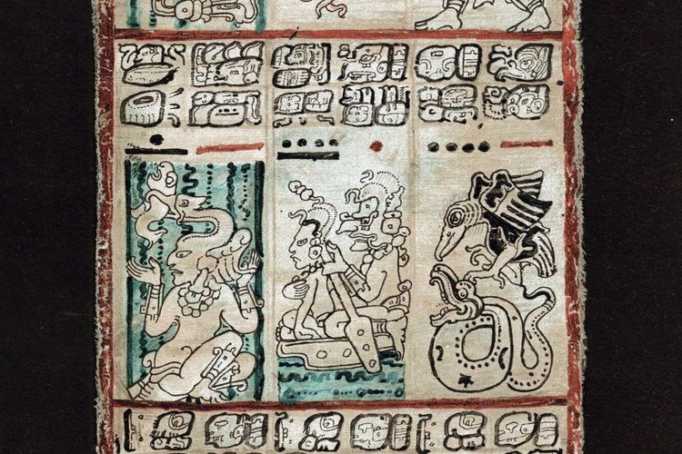 Uno de los famosos códices maya.