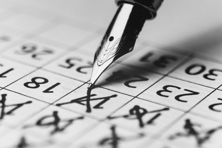 Un calendario.