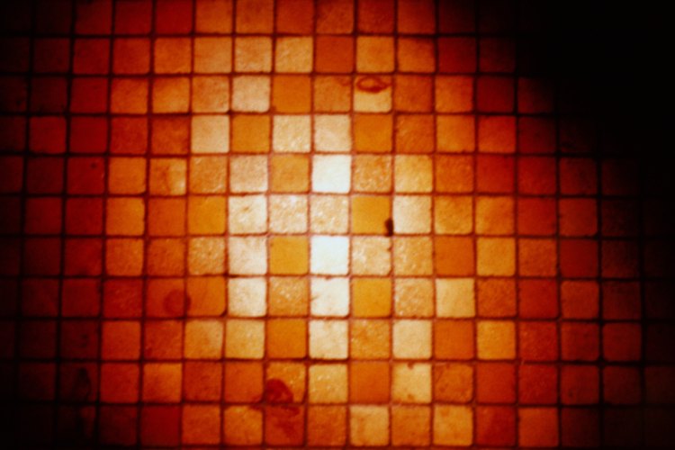 Las baldosas tipo mosaico requieren menos pegamento de alta adhesión que las baldosas más grandes.