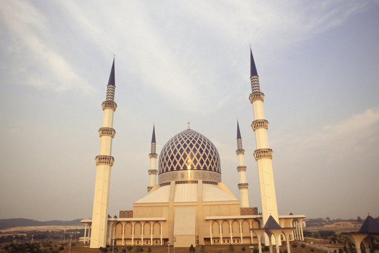 Mezquita en Shah Alam, Selangor, Malasia