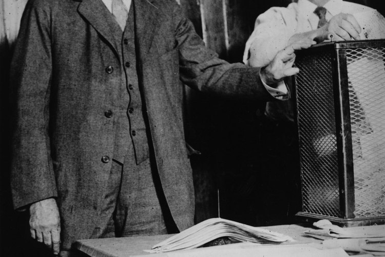 El presidente Woodrow Wilson.