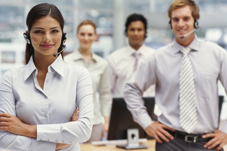 Equipo de servicio al cliente.