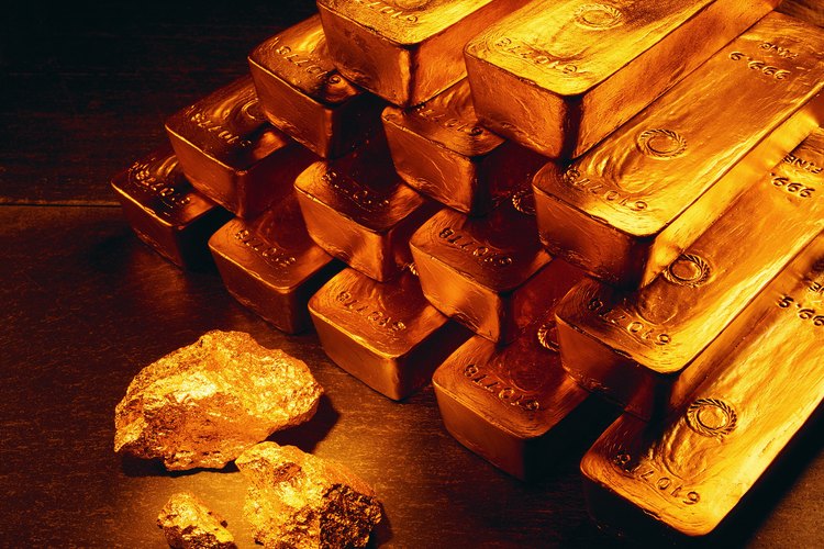 Algunas formas en las que se puede presentar el oro.