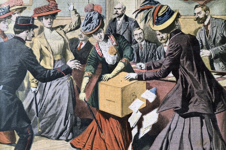 A principios del siglo XX, el movimiento por el sufragio femenino se extendió por todo el mundo occidental.