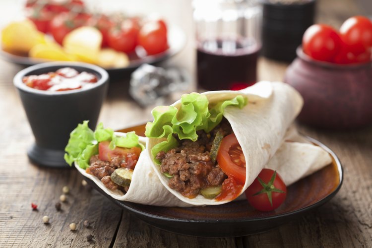 Ingredientes para burritos.