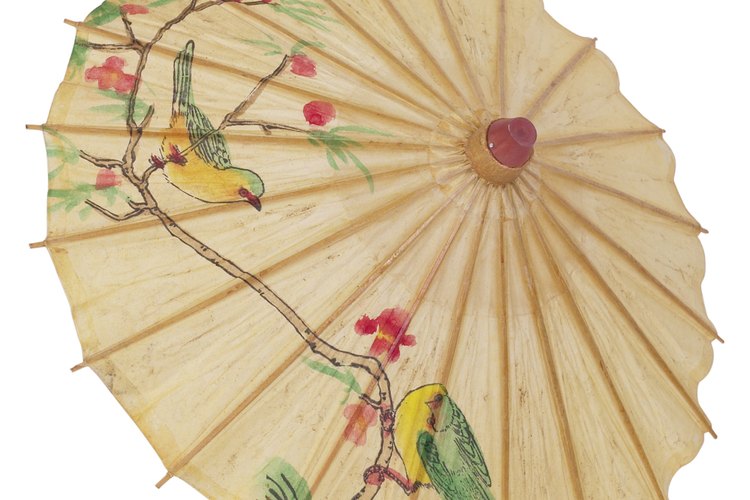 Los paraguas orientales están entre los más decorativos del mundo.