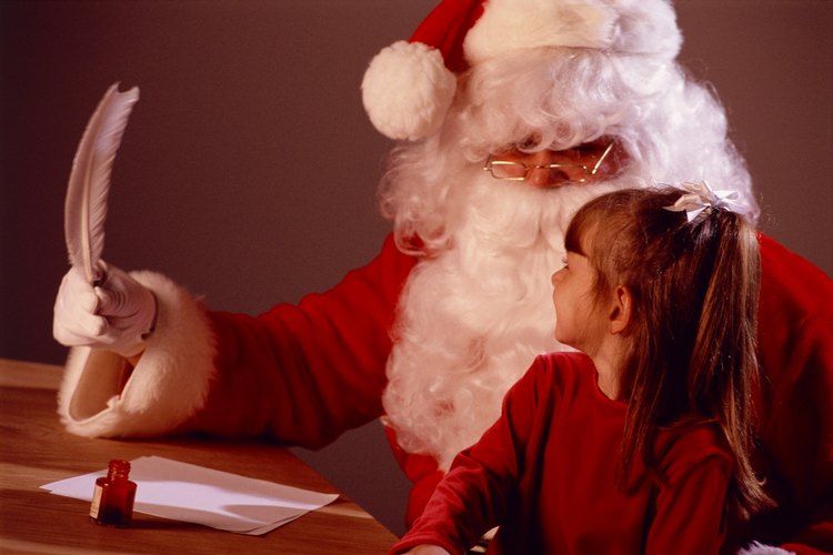 Los niños pequeños usualmente quieren quedarse en la lista de niños buenos de Santa.