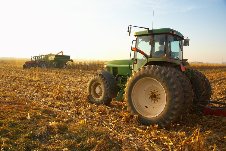 Un tractor.