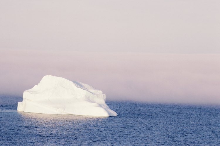 El efecto invernadero provoca el derretimiento de los glaciares.