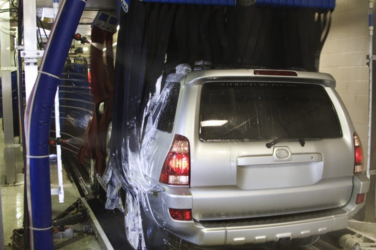 Lavado de automóviles.