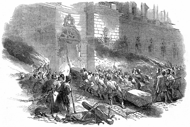 Los extremistas han sido comunes a través de la historia, tal como durante la revolución europea de 1848.