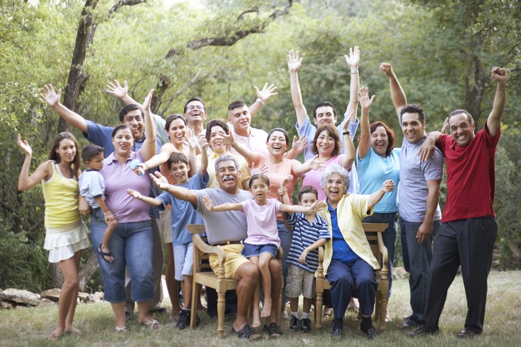 Una foto grupal puede tener una pose rara y divertida.