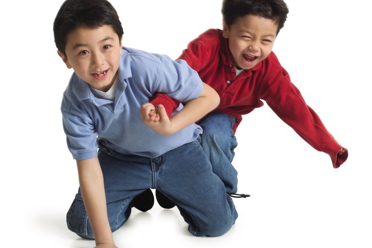 Una pequeña competencia amistosa entre niños es normal.