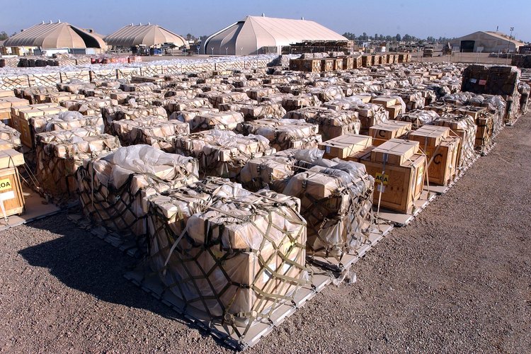 Suministros de Campo Anaconda, Irak.