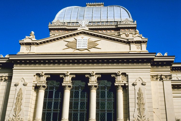 La gran Sinagoga, Roma, Italia