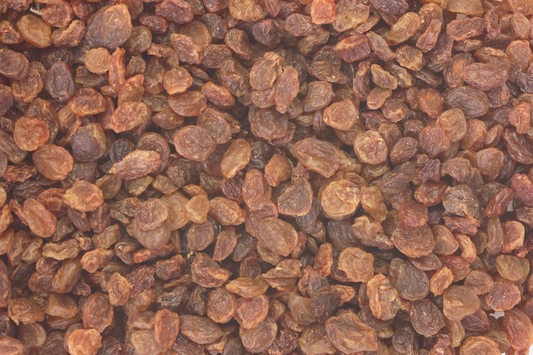 Las pasas doradas, o sultanas, son uvas Thompson secas.