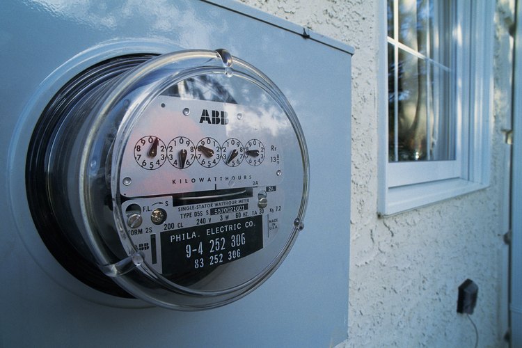 Contador de la electricidad.