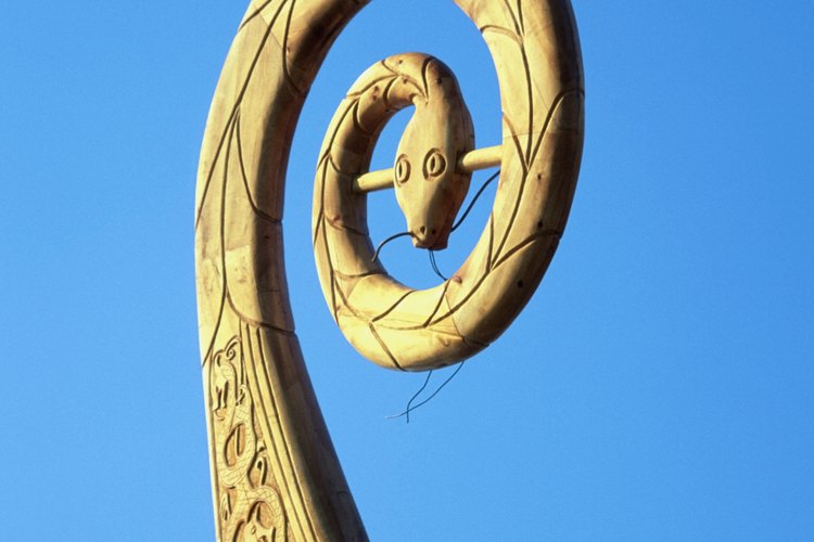Los drakkares o barcos vikingos ostentaban diseños muy particulares en la proa.