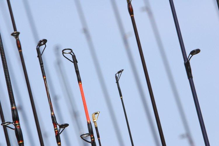 Cañas de pesca.